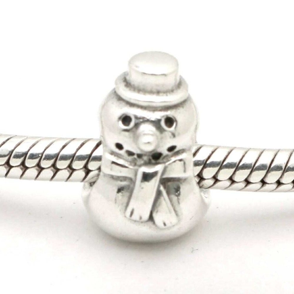 Authentic PANDORA Retired Snowman Charm - 790374